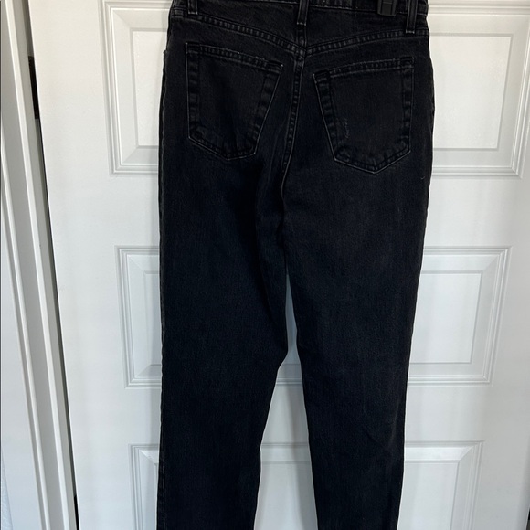 Abercombie and fitch 90s straight ultra High Rise Black Jeans - Picture 4 of 4